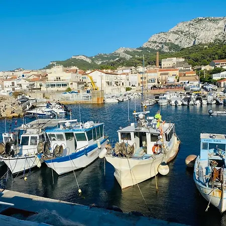 Authentique T3 Calme Entre Mer Et Calanques Marseilles Exterior foto